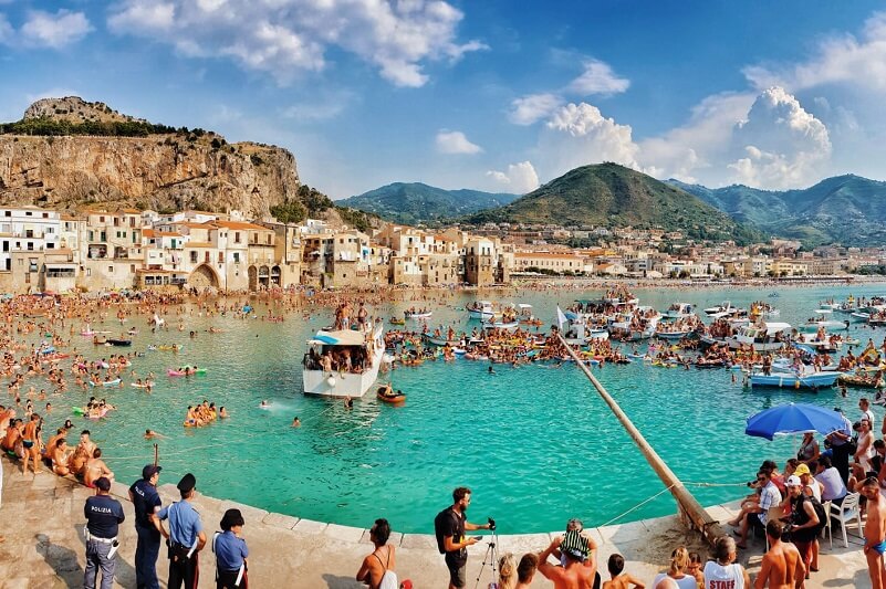 Cefalù duomo e mare