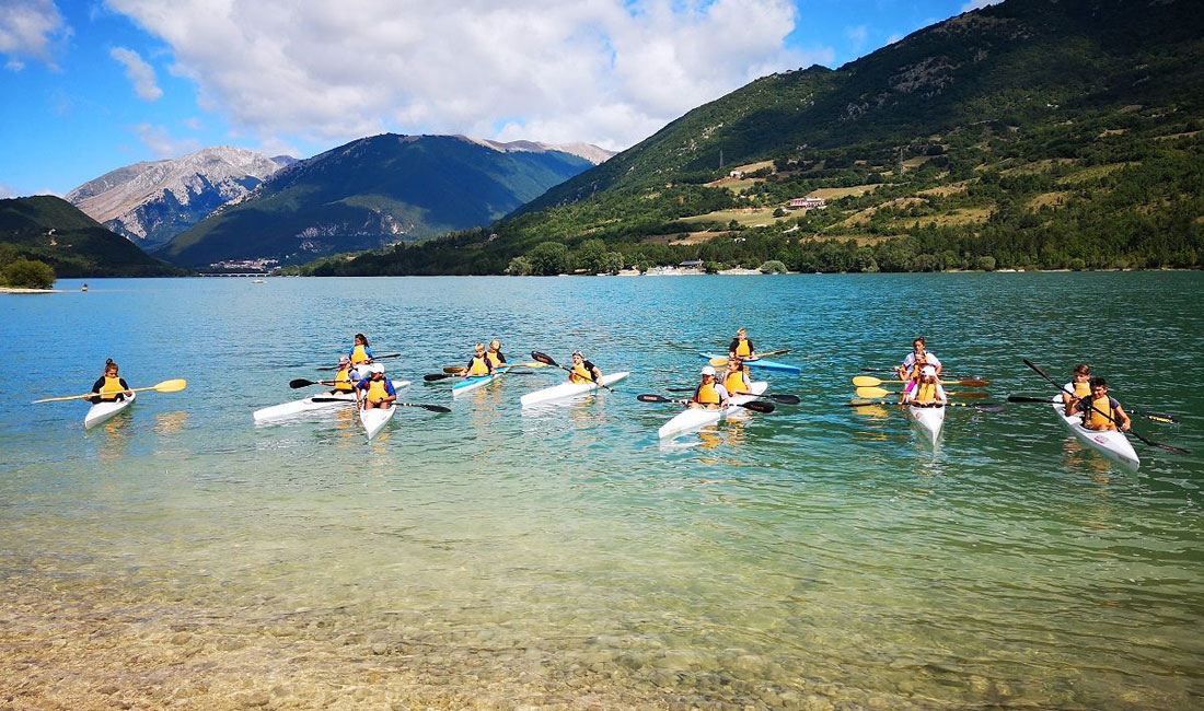 Attività sul Lago di Barrea - kayak e canoa