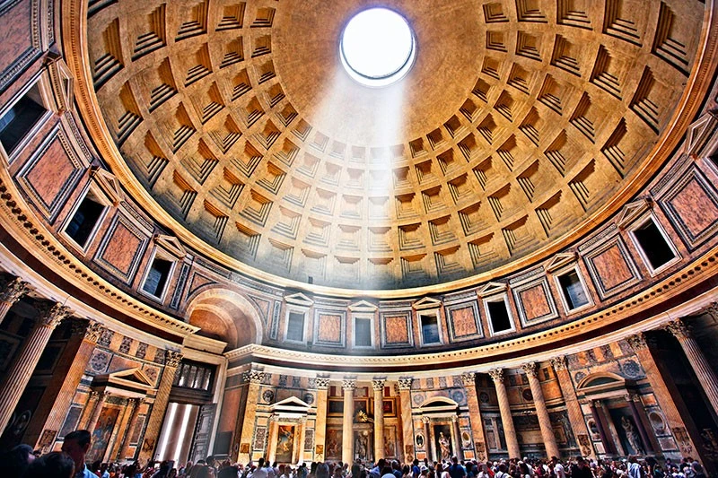 Pantheon Roma interno cupola